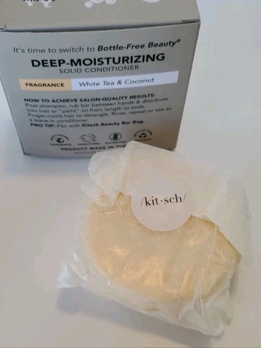 Kitsch Lot 6 Deep Moisturizing Cocunut Oil Bars White Tea Cocunut